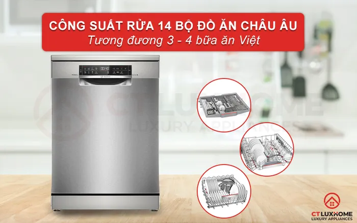 Công suất rửa lớn